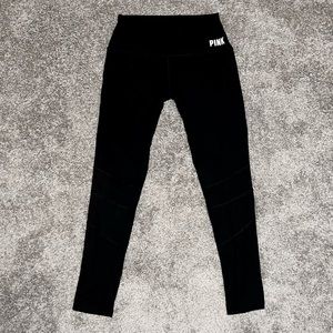 Size medium black Victoria’s Secret PINK leggings
